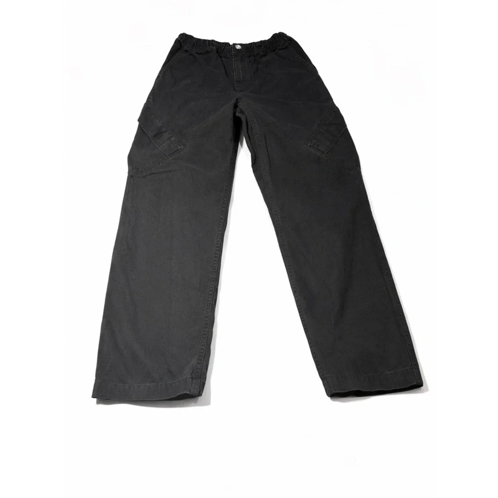 Jordan Black Cargo Pants‎ Size Large Elastic Waist 28-31x27